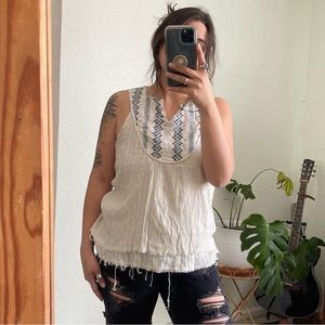 Knox Rose embroidered tank